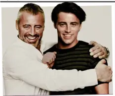  ??  ?? How you doin’? Matt LeBlanc with young Joey Tribbiani