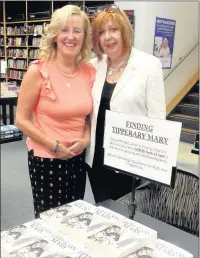  ??  ?? TOUCHING STORY: Author Phyllis Whitsell with the Gazette’s Barbara Fisher who helped write the book and right, signing copies for readers