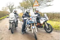  ??  ?? Few other bikes can perform better on Britain’s bumpy and broken back roads