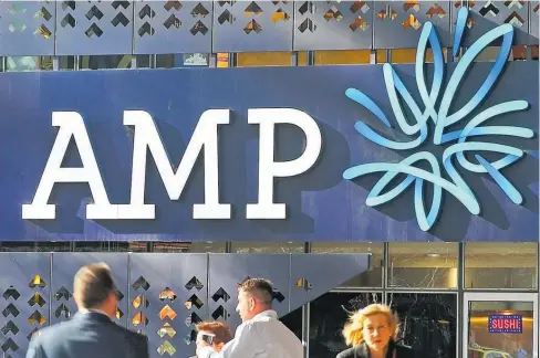  ?? Photo / Bloomberg ?? Australian financial services company AMP suffered a huge slump in profits following the Hayne Royal Commission across the Tasman.