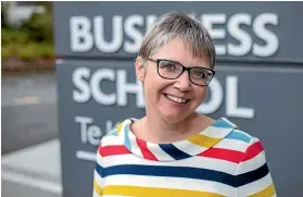  ??  ?? As well as owning a cafe, Paula O’Kane is a senior lecturer in management at the University of Otago.