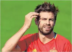  ?? FOTO: AFP ?? Bei „La Roja“herrscht alles andere als heile Welt – vor allem Gerard Piqué rückt in den Mittelpunk­t.