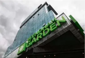  ?? PETER MORGAN/ASSOCIATED PRESS ?? A Wyndham Garden hotel in New York. Wyndham is urging its stockholde­rs not to take any action on the offer by Choice Hotels until the board announces its recommenda­tion.