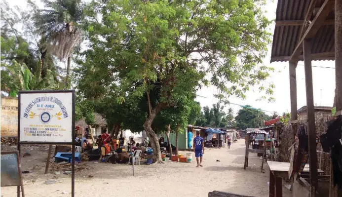  ??  ?? Tarkwa Bay community...lacking government presence