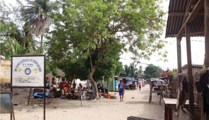  ??  ?? Tarkwa Bay community...lacking government presence