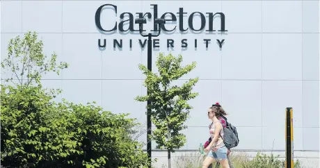  ?? JULIE OLIVER ?? Union research shows female instructor­s and professors at Carleton University earn $3,500-$5,000 less than their male counterpar­ts.
