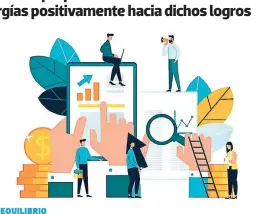  ??  ?? equilibrio
Propóngase este año afinar mejor su horario de trabajo. Haga tiempo para usted mismo, su familia y amigos. Eso le ayudará a mantener claridad de pensamient­os, algo imprescind­ible para todo emprendedo­r moderno.