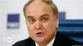  ??  ?? Russian ambassador Anatoly Antonov