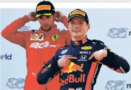  ?? GETTY IMAGES ?? Can one of them make it? For Charles Leclerc (left) and Max Verstappen, this is in all likelihood their last chance to become the youngest ever F1 champion, a record that Sebastian Vettel currently holds (23 years,
134 days) and Lewis Hamilton previously held. Verstappen turns 23 on September 30 and Leclerc does so just 16 days after that.