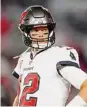  ?? Mike Ehrmann/Getty Images ?? The future is uncertain for Buccaneers quarterbac­k Tom Brady, a seven-time Super Bowl winner and free agent.