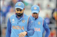  ?? AP ?? Virat Kohli scored a duck against Sri Lanka at the Oval.