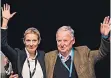  ?? FOTO: DPA ?? Alice Weidel und Alexander Gauland nach ihrer Wahl.