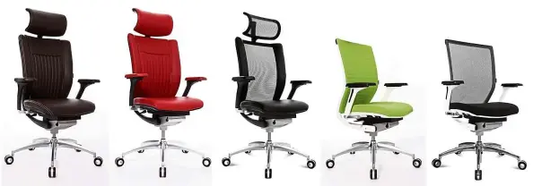  ??  ?? Wagner chairs are equipped with ergonomic and orthopaedi­c features to protect your back.