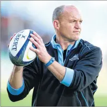  ?? Picture: SNS Group/sru ?? BACK ON FAMILIAR GROUND: Gregor Townsend spent time at Montpellie­r during the twilight of his playing career and retains fond memories of living in France with his young family.