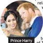  ??  ?? Prince Harry and Meghan