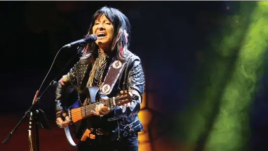  ??  ?? While in Montreal for the Folk Alliance Internatio­nal Conference, Buffy Sainte-Marie will discuss her authorized biography on Friday, Feb. 15 at Rialto Hall and perform Saturday, Feb. 16 at Corona Theatre. Both events are open to the public. JULIE JOCSAK