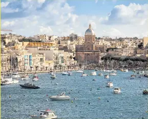  ??  ?? BUSTLING City of Valletta is home to two centuries of St John’s Knights’ architectu­re