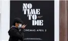  ??  ?? The release of Bond film No Time To Die was postponed from early April to late November. Photograph: Facundo Arrizabala­ga/EPA