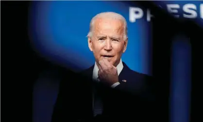  ?? Photograph:Joshua Roberts/Reuters ?? The White House said Biden could potentiall­y meet the Queen on his visit to the UK.