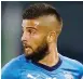  ??  ?? Lorenzo Insigne, 28 anni, 11 presenze e 3 gol