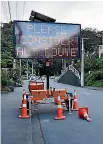  ?? PHOTO: STUFF ?? Significan­t disruption­s are expected around Aro Valley.