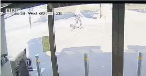  ??  ?? FOOTAGE: Police have released CCTV showing murdered teen at sports centre