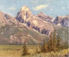  ??  ?? John Hughes’ View of the Tetons was one of the Award of Excellence recipients for 2017.