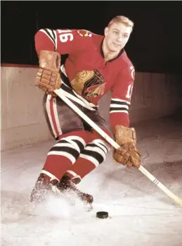  ?? CHICAGO TRIBUNE ?? Bobby Hull was a powerhouse on the ice whose athletic prowess created obsessed fans, like David McGrath, but sports legends are also human and their flaws can be disenchant­ing to those who make them bigger than life.