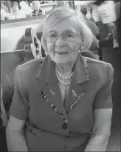  ?? SUBMITTED PHOTO ?? Rita Alyce Jarboe celebrated her 100th birthday on Sept. 17.