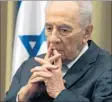  ?? Jim Hollander EPA ?? SHIMON PERES thought Israel was a globally important symbol.