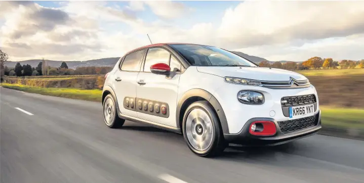  ??  ?? The cheeky-looking Citroen C3 PureTech