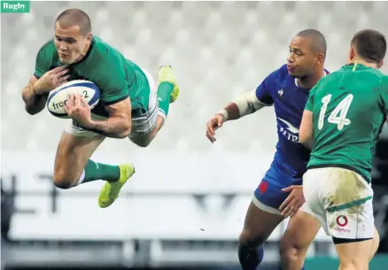  ??  ?? Left hanging:
Ireland are due to be in Six Nations action early next month