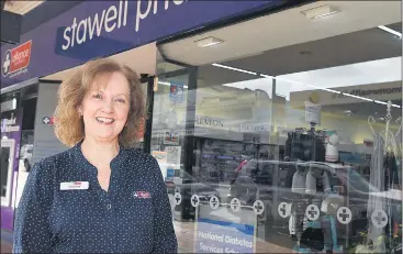  ??  ?? SORELY MISSED: Jeanette Croton has clocked off at Stawell Pharmacy for the last time after 41 years in the industry. Picture: PAUL CARRACHER