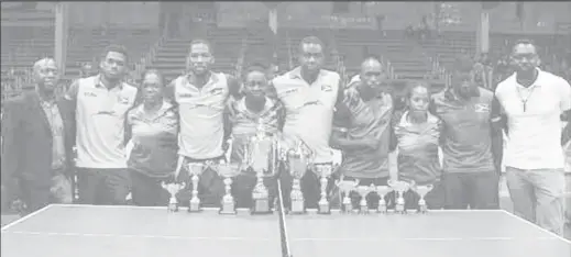  ??  ?? Guyana’s National Table Tennis players are absent from the Pan American Championsh­ips currently underway in Paraguay and the reason for the team’s absence is anybody’s guess.