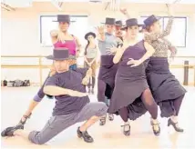  ?? DEAN PAUL ?? Dancers of Ensemble Español rehearse for the American Spanish Dance and Music Festival.