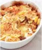  ?? JOE KELLERAMER­ICA’S TEST KITCHEN VIA THE ASSOCIATED PRESS ?? Olive Oil Potato Gratin.