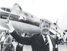  ??  ?? 0 Freddie Laker’s cut-price Skytrain air service began operating on this day in 1977