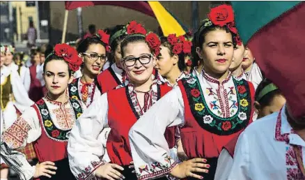  ?? LLIBERT TEIXIDÓ ?? Una imagen del desfile del Festival Internacio­nal de Música de Cantonigrò­s del año 2015