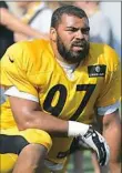  ??  ?? The Pro Bowl snub is a motivating factor for Steelers defensive end Cam Heyward.