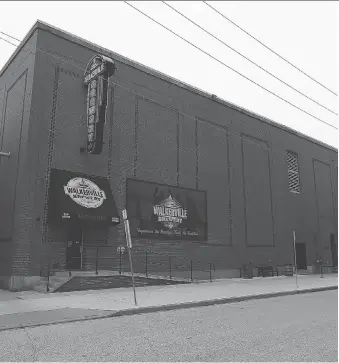  ?? TYLER BROWNBRIDG­E ?? The Walkervill­e Brewery, which was formerly a Hiram Walker warehouse, was built in 1928. The building is one of seven Windsor properties that will receive 2017 Built Heritage Awards.