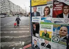  ?? Foto: AFP ?? Am Sonntag sind die Rumänen zur Wahl aufgerufen.