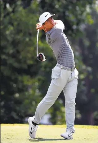  ?? ROSS KINNIARD — GETTY IMAGES ?? Thorbjorn Olesen of Denmark finished tied for the lead with American Kevin Kisner at 4-under 67 after the first round of the 2017 PGA Championsh­ip Thursday at Quail Hollow Club in Charlotte, North Carolina.