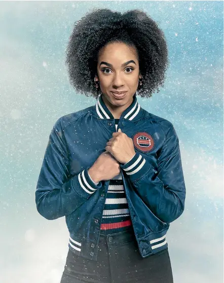  ??  ?? Pearl Mackie will play Bill Potts one last time in this year’s Doctor Who Christmas Special.