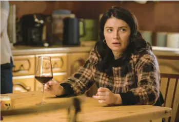  ?? APPLE TV+ ?? Eve Hewson plays Becka, the youngest of the five Garvey sisters, in Sharon Horgan’s dark comedy “Bad Sisters.”