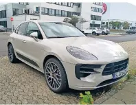  ?? FOTO: CHRISTIAN WERTH ?? Der Macan GTS ist Porsches sportlichs­ter SUV (Sports Utility Vehicle). Ab 2022 soll er auch als Stromer erhältlich sein.