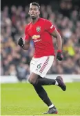  ?? REUTERS ?? Man United’s Paul Pogba.