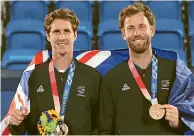  ?? GETTY IMAGES ?? Marcus Daniell and Michael Venus won a bronze medal for New Zealand in the men’s doubles event at the Tokyo 2020 Olympic Games.