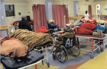  ??  ?? HAEMORRHAG­ING CASH: The Gauteng Department of Health in particular has spent a huge amount on litigation. But, says the government, this is only to be expected, as these department­s are at the coalface of service delivery.