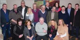  ??  ?? Kilflynn Drama Group on a night out in Ballyroe Heights Hotel. Front, from left: Karen Hayes,Marian Lynch,Tim O’Halloran, Lauren Fitzell and Geraldine Parker. Back: Paul Sheehan,Tommy Neenan,Clive Putman, Helena Brennan, Mike Parker,Patrick O’Halloran,...