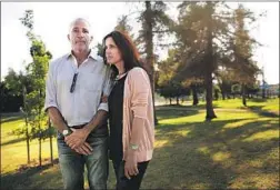  ?? Christina House Los Angeles Times ?? DOUG AND NIKKI Mark lost their son Tommy last year and want to build a soccer field in Westwood in his name, but face opposition from neighbors.